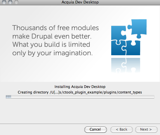 Dev Desktop installation screen 7